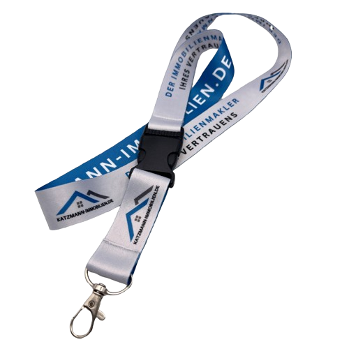 Schlüsselband Blau